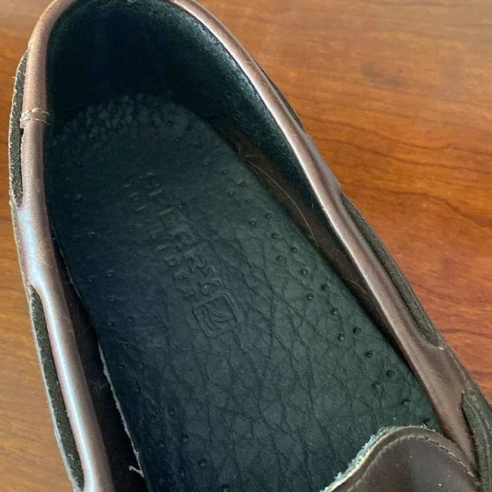 Sperry Top Sider Tassel Kilt Black Amaretto Size 13 Loafers